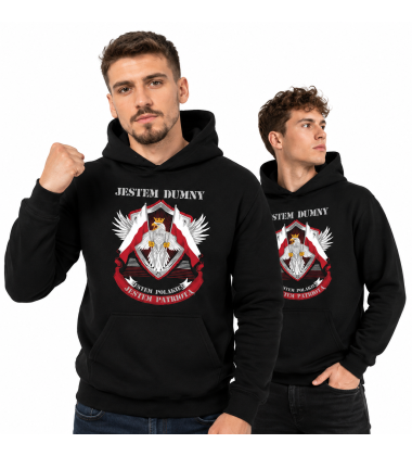 BLUZA Z KAPTUREM PATRIOTYCZNI JESTEM DUMNY